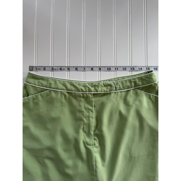 Izod Womens 10 Light Green Golf Skort Xtra Dry Polyester Pockets Summer - Picture 5 of 10